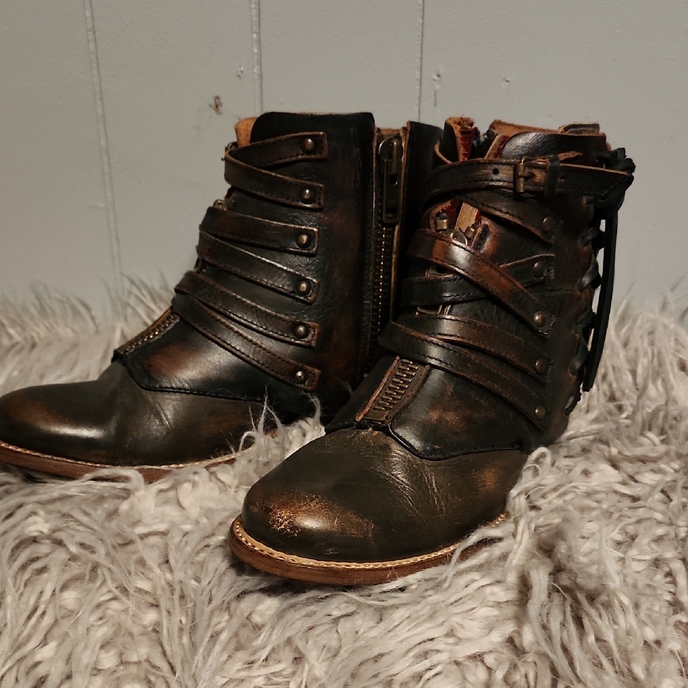 Freebird Boots, Lymrick, Dark Brown